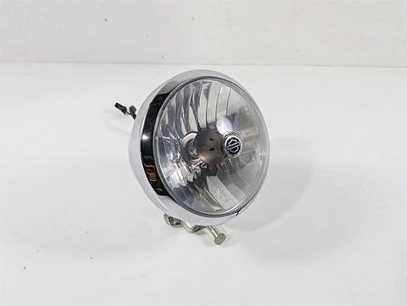 2009 Harley FXCWC Softail Rocker Headlight Head Light Lamp & Mount 69453-08 {{ shop.shopifyCountryName }} - Mototech271