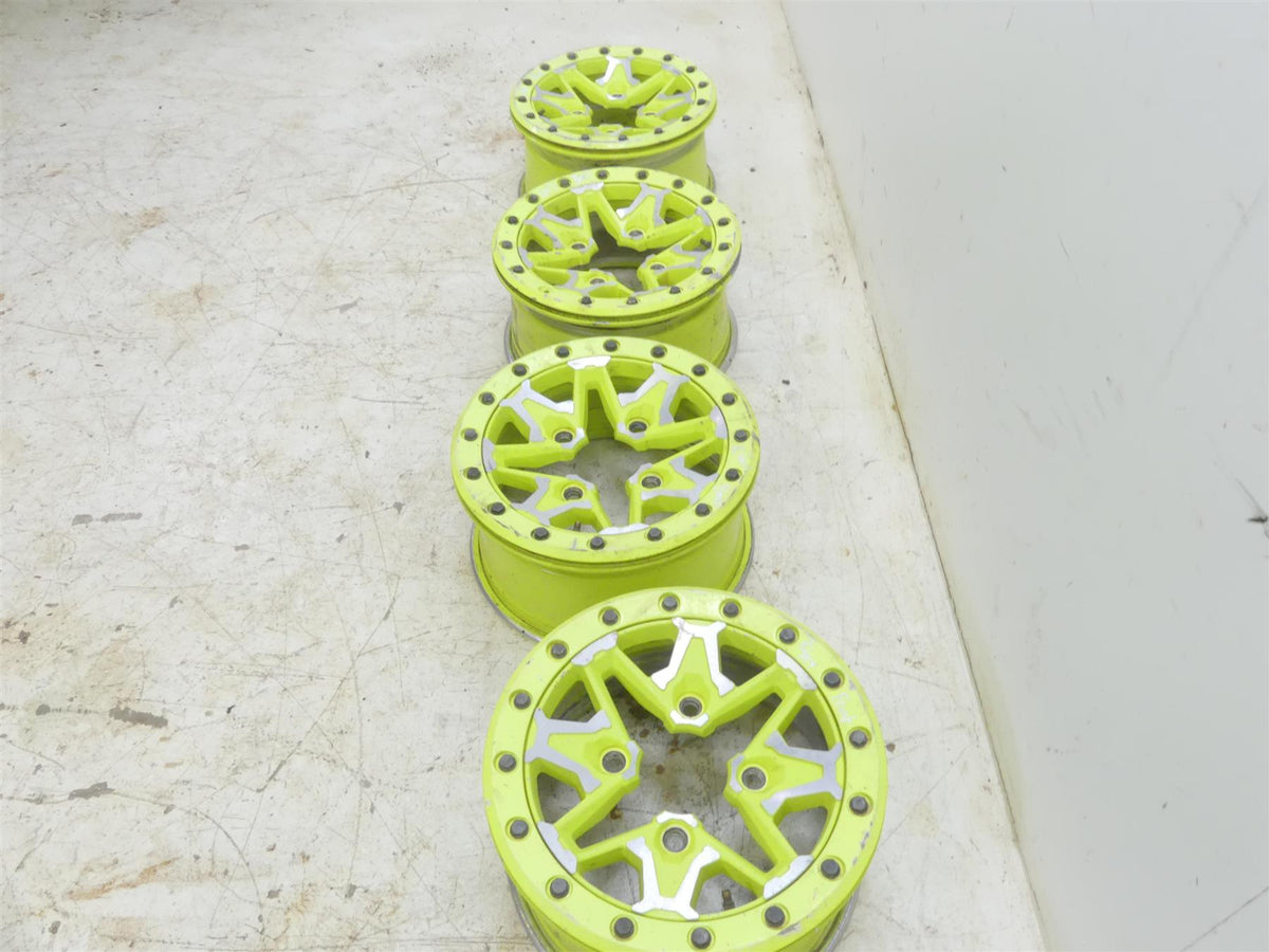 2020 Can Am Maverick X3 XMR Turbo RR 14x7 Manta Green Wheel Set 705402473 {{ shop.shopifyCountryName }} - Mototech271