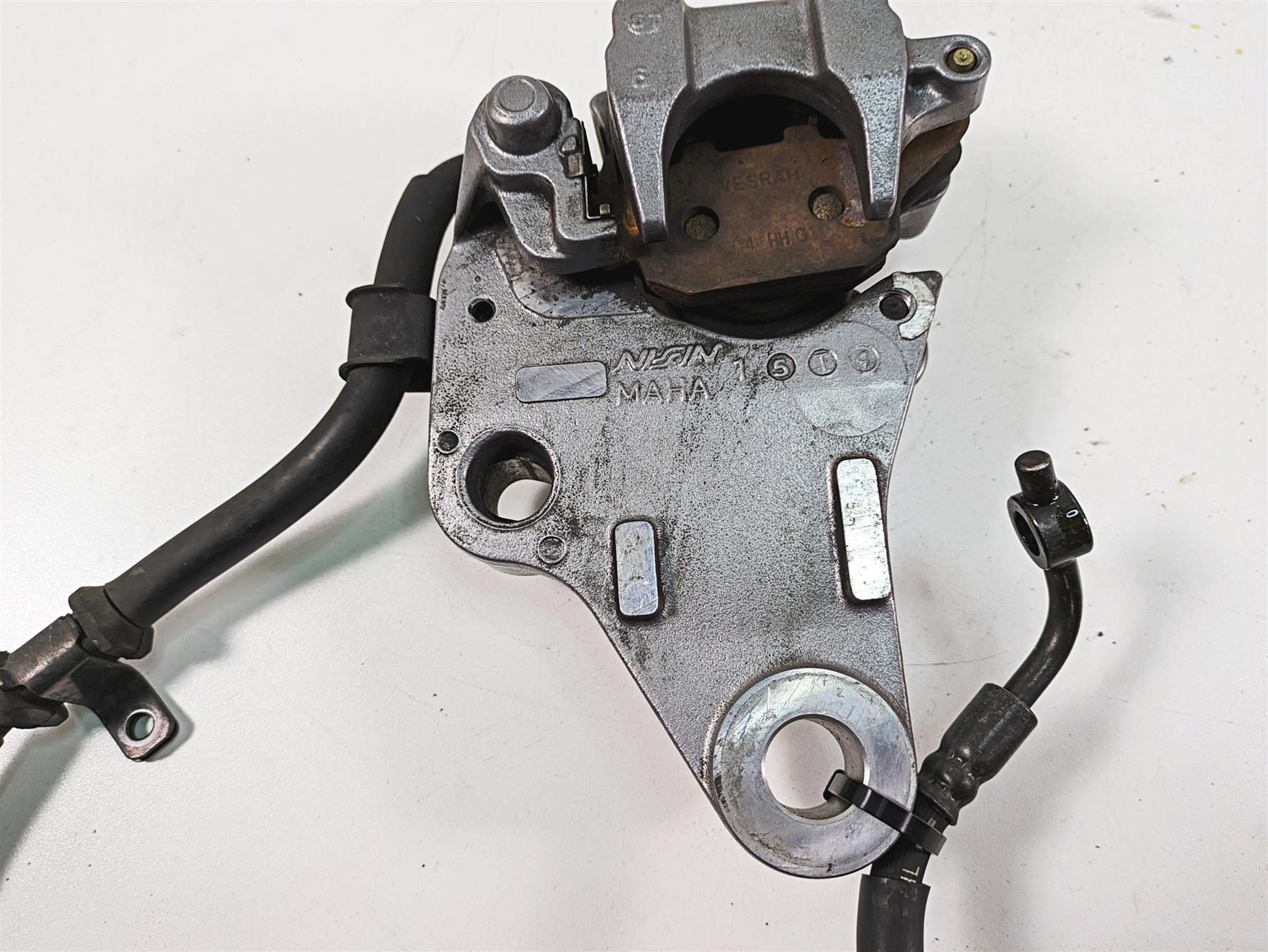 2006 Honda VT1100 C2 Shadow Nissin Rear Brake Caliper & Bracket 43150-MAH-315 {{ shop.shopifyCountryName }} - Mototech271