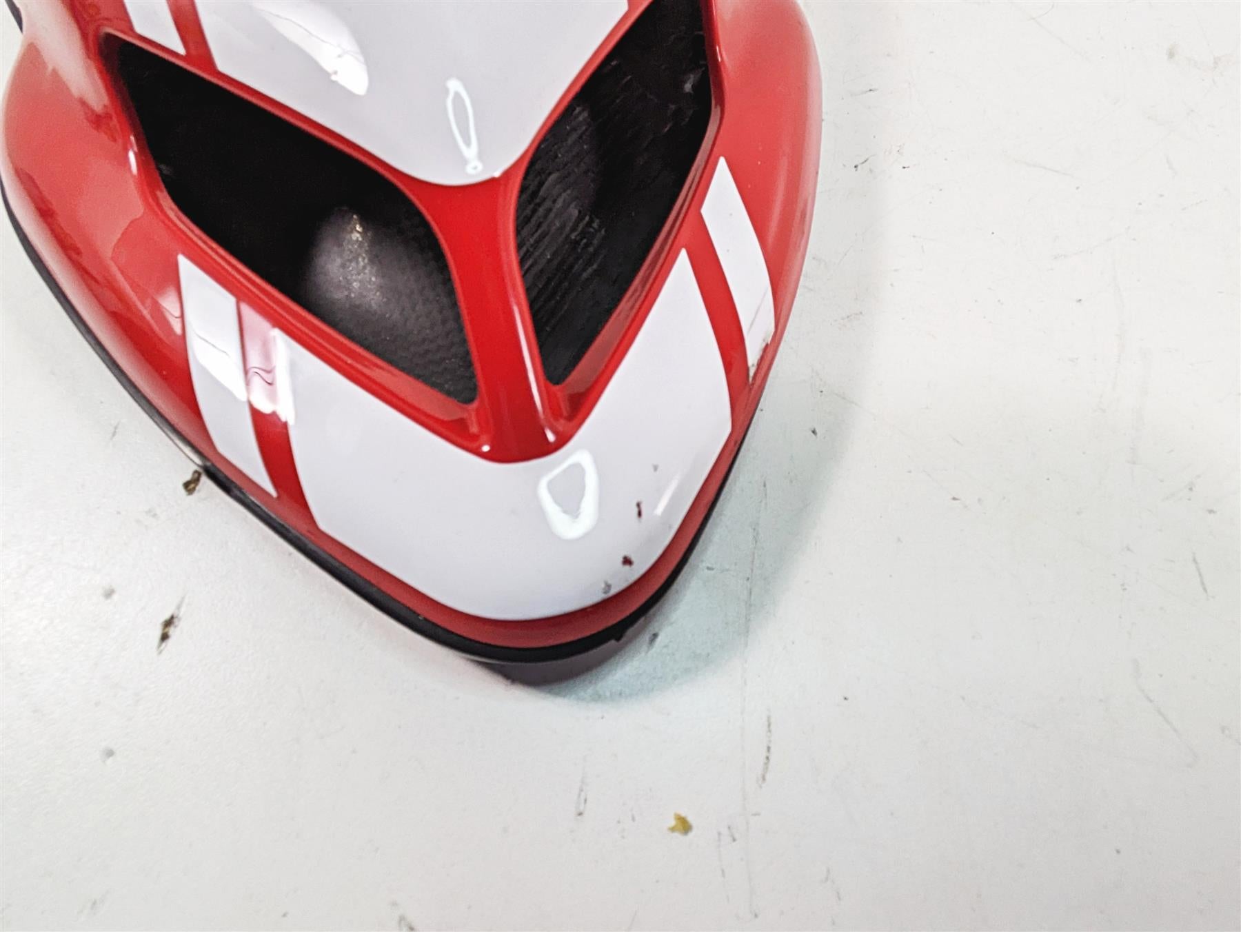 2011 Ducati Hypermotard 1100 Evo SP Front Red Headlight Cover Fairing 48110451A {{ shop.shopifyCountryName }} - Mototech271