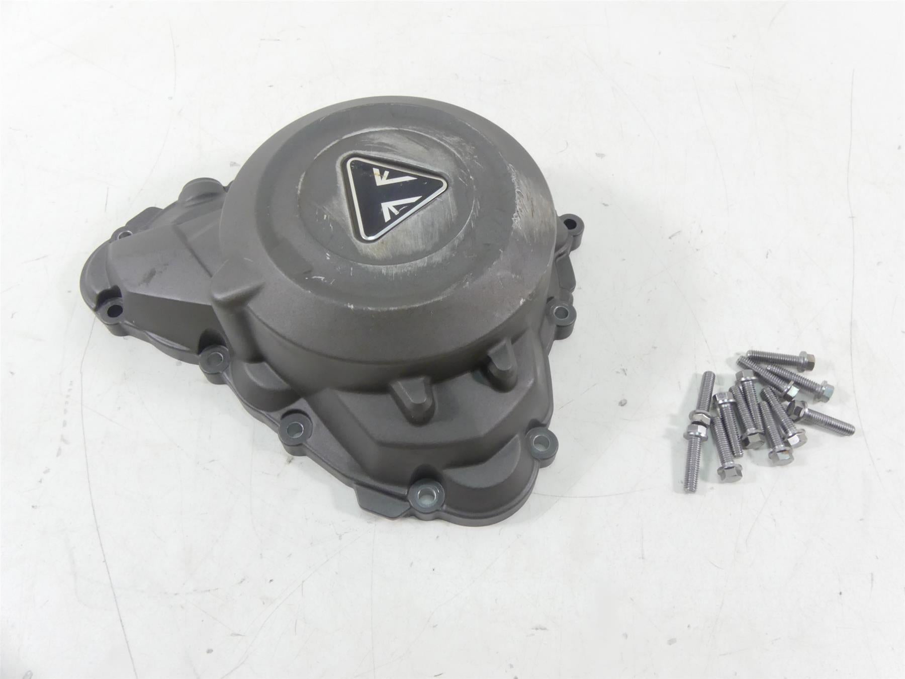2019 Triumph Street Triple 765R Engine Side Alternator Stator Cover T1260875 {{ shop.shopifyCountryName }} - Mototech271