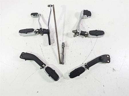 2007 Harley FXDWG Dyna Wide Glide Crested Footpeg Shift Brake Pedal Set 33693-03 {{ shop.shopifyCountryName }} - Mototech271