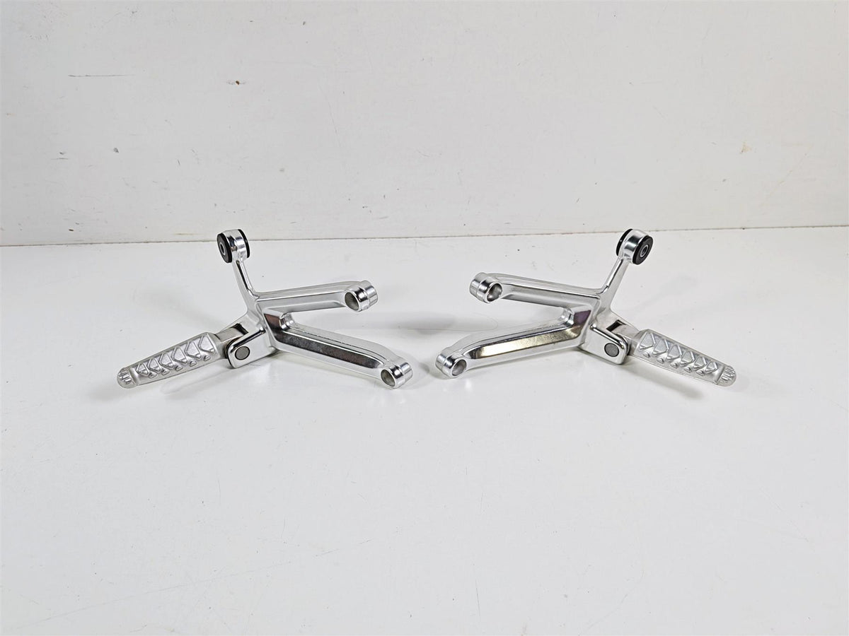 2008 Aprilia RSVR 1000 Factory Passenger Foot Peg Set READ AP8154071 AP8154072 {{ shop.shopifyCountryName }} - Mototech271