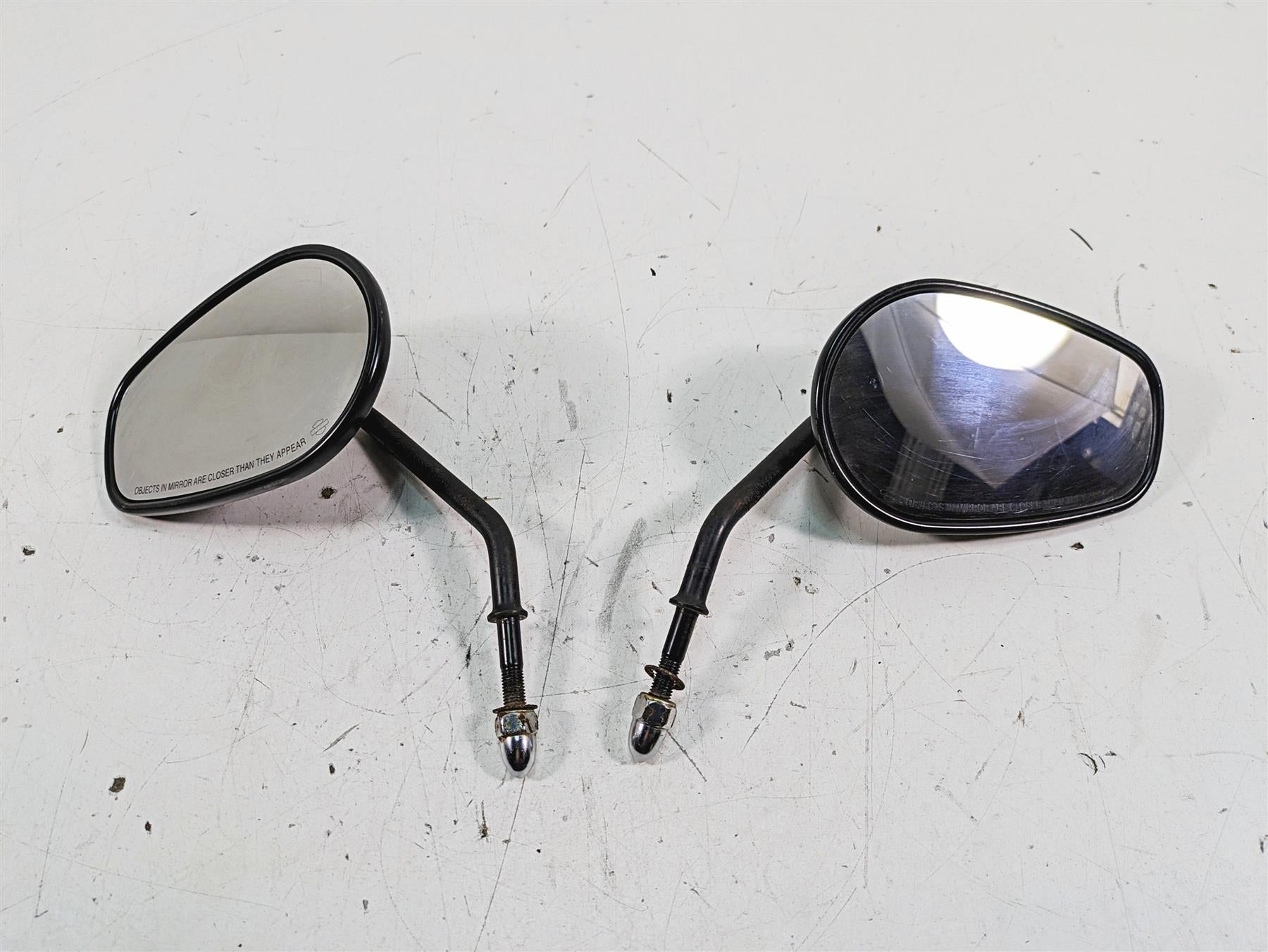 2019 Harley XL883N Sportster Iron Black Rear View Mirror Set 91982-03B 91983-03B {{ shop.shopifyCountryName }} - Mototech271