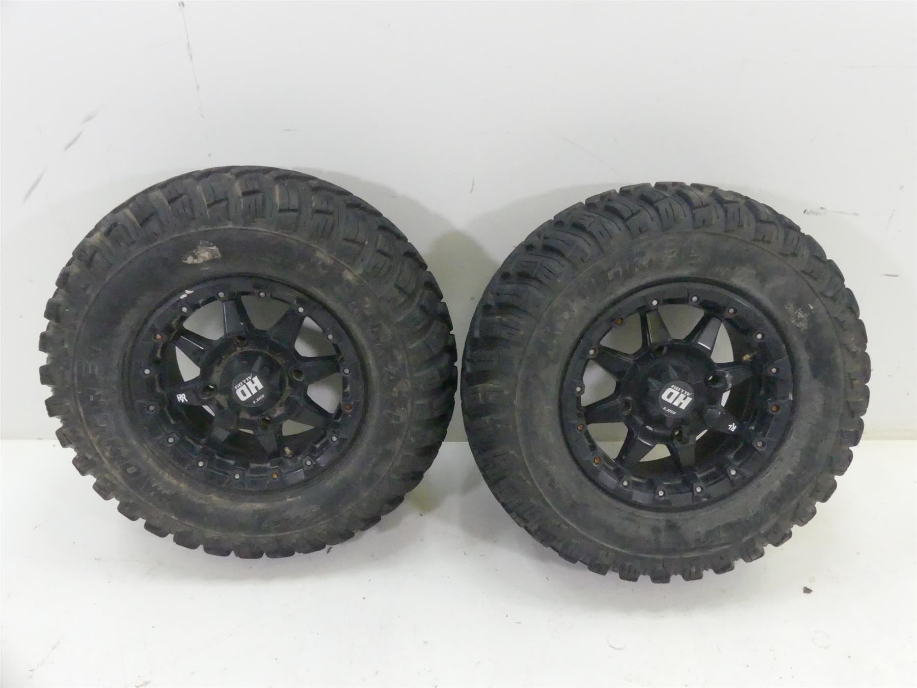 STI HD5 Beadlock Wheel 14x7 + Gbc Kanati Mongrel 28x10-R14 Tire Set 14HB523 {{ shop.shopifyCountryName }} - Mototech271