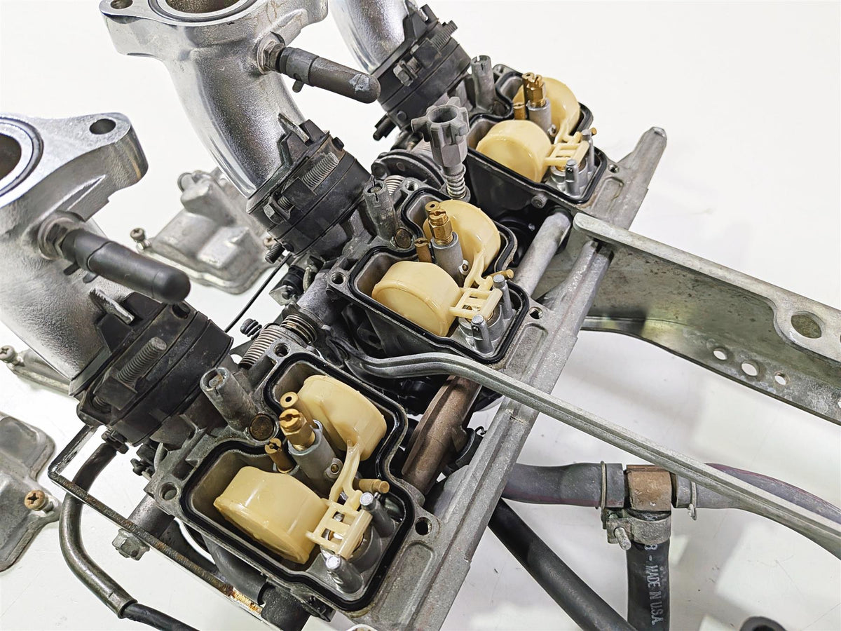 1997 Honda GL1500 CA Valkyrie Clean Carb Carburetor & Intake Set 16100-MZ0-670-Mototech271