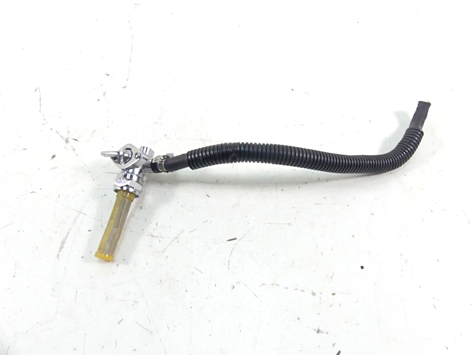 2002 Harley Touring FLHTC Electra Glide Chrome Fuel Gas Valve Petcock 61338-02 {{ shop.shopifyCountryName }} - Mototech271