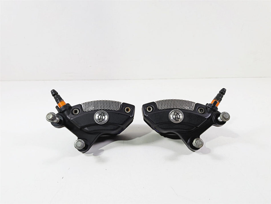 2014 Harley Touring FLHTK Electra Glide Front Brake Caliper Set 43027-08