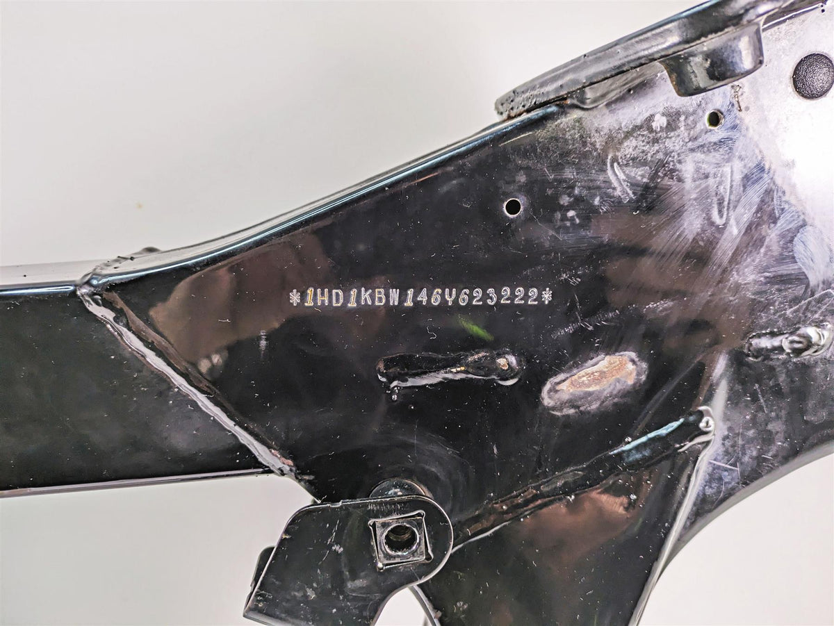 2006 Harley Touring FLHXI Street Glide Straight Main Frame Chassis With Salvage Texas Title 47900-02A {{ shop.shopifyCountryName }} - Mototech271