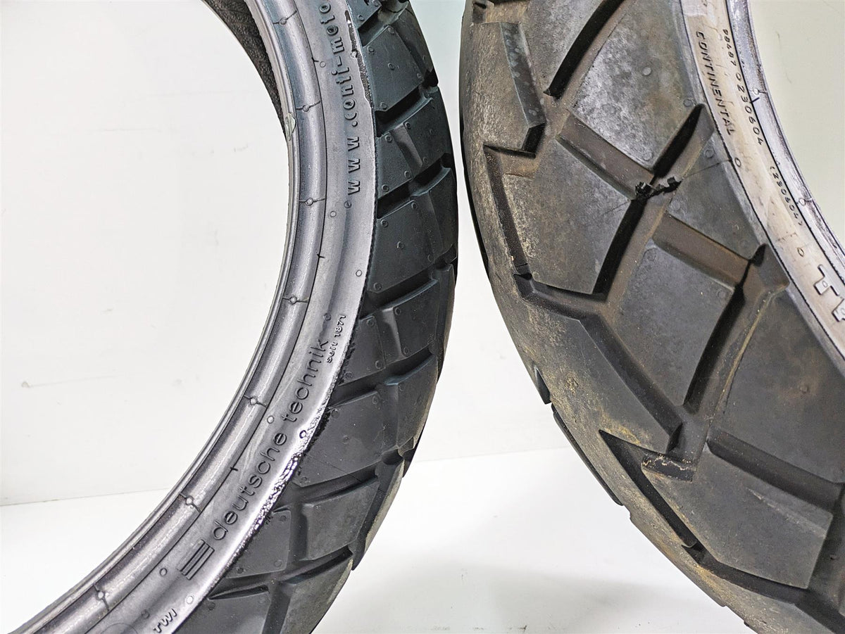 Used Front Rear Motorcycle Tire Set Continental TKC 70 120/70R17 180/55R17 -Read {{ shop.shopifyCountryName }} - Mototech271