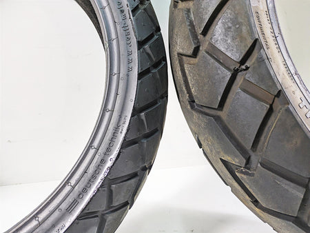 Used Front Rear Motorcycle Tire Set Continental TKC 70 120/70R17 180/55R17 -Read {{ shop.shopifyCountryName }} - Mototech271