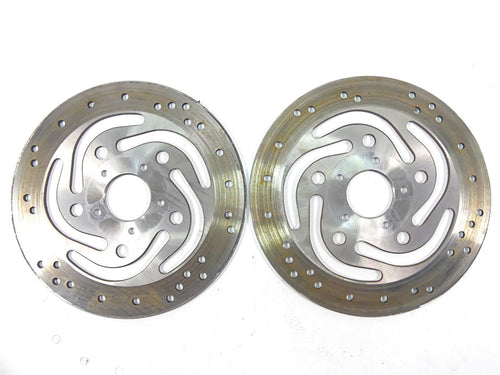 2004 Harley Touring FLHTCUI Electra Glide Front Brake Rotor Disc Set 44156-00 | Mototech271