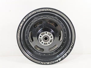2014 Harley FXDF Dyna Fat Bob Rear Wheel Rim 16x5 Black - Read 40900261