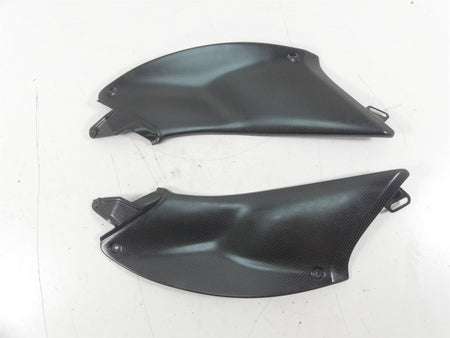 2015 Ducati Diavel Carbon Red Fiber Under Tank Knee Cover Fairing Set 48015241A {{ shop.shopifyCountryName }} - Mototech271
