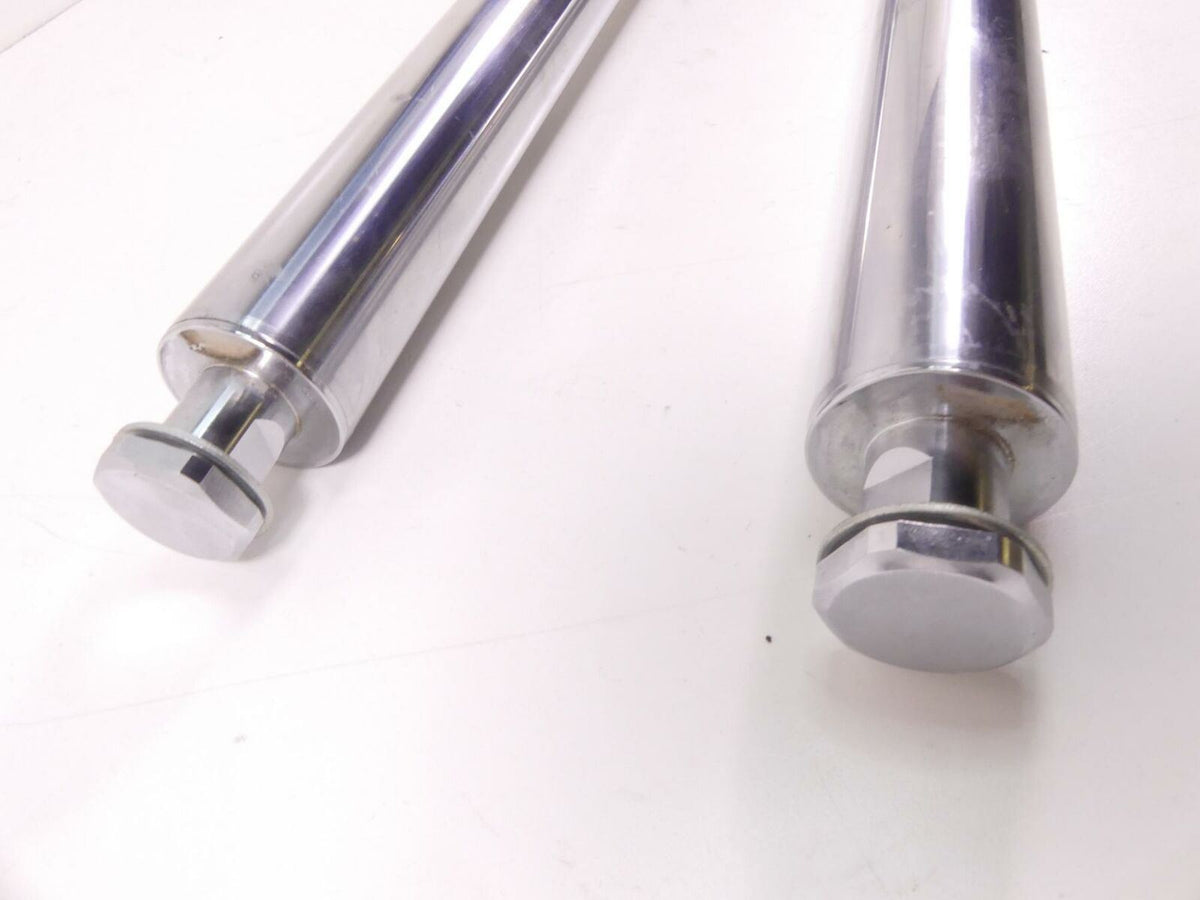 2009 Harley FXCW Softail Rocker Straight Front Fork Damper Leg Set -49mm 46524-0 {{ shop.shopifyCountryName }} - Mototech271