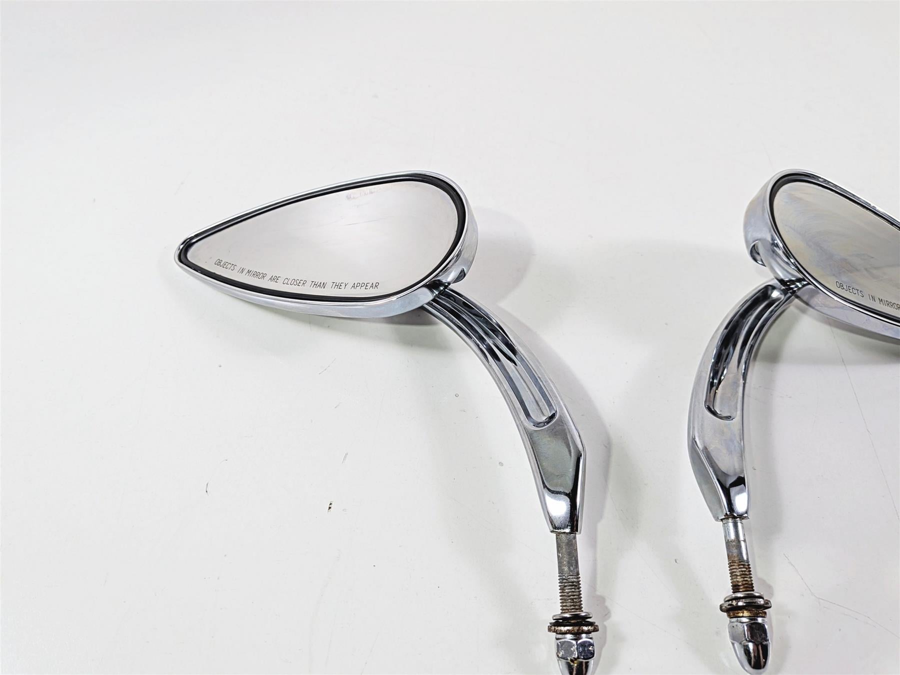 2014 Harley Touring FLHTK Electra Glide Willie G Teardrop Chrome Mirror 56000394-Mototech271