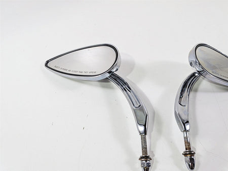 2014 Harley Touring FLHTK Electra Glide Willie G Teardrop Chrome Mirror 56000394-Mototech271