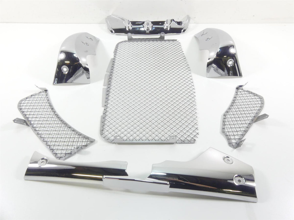 2013 Triumph Rocket 3 Touring Radiator Chrome Fairing Covers T2108413 T2108414 {{ shop.shopifyCountryName }} - Mototech271
