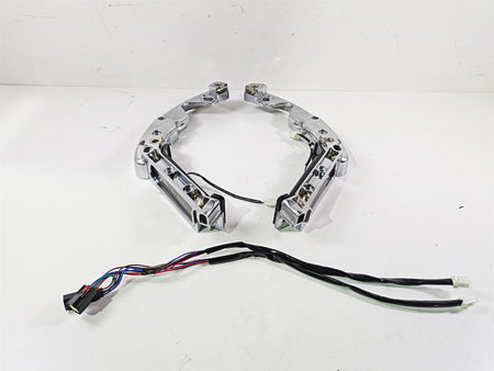 2016 Harley Touring FLHR Road King Rear Chrome Bag Support & Light Set 90200503 {{ shop.shopifyCountryName }} - Mototech271
