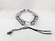Load image into Gallery viewer, 2016 Harley Touring FLHR Road King  Rear Chrome Bag Support &amp; Light Set 90200503

