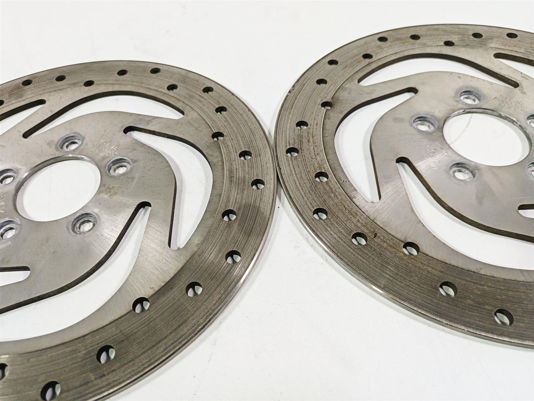 2009 Harley XR1200 Sportster Straight Front Brake Rotor Disc Set 41820-08 {{ shop.shopifyCountryName }} - Mototech271