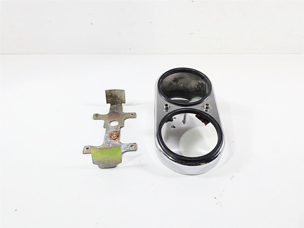 1998 Harley Dyna FXDL Low Rider Chrome Fuel Tank Dash Cover & Mount 67185-95 {{ shop.shopifyCountryName }} - Mototech271