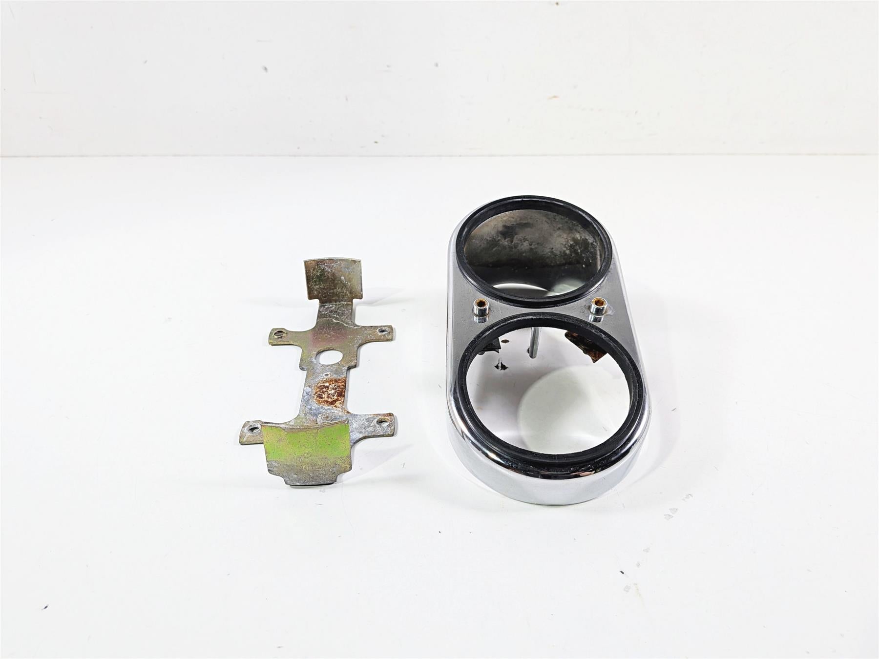 1998 Harley Dyna FXDL Low Rider Chrome Fuel Tank Dash Cover & Mount 67185-95 {{ shop.shopifyCountryName }} - Mototech271