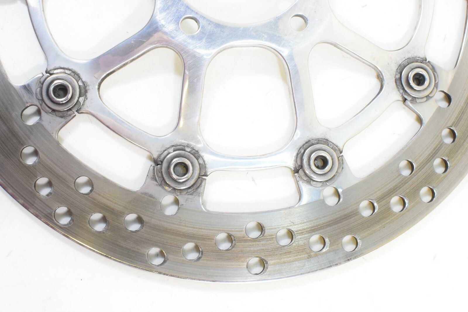 2008 Ducati 848 Front Polished Brake Disc Rotor Set 49240851A {{ shop.shopifyCountryName }} - Mototech271