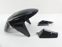 Load image into Gallery viewer, 2015 Triumph 1050 Speed Triple R Phantom Black Front Fender Cover T2306522
