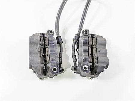 2008 Yamaha YZF R1 RN19 Front Brake Caliper Set 6 Piston & Lines 4C8-2580T-01-00 {{ shop.shopifyCountryName }} - Mototech271