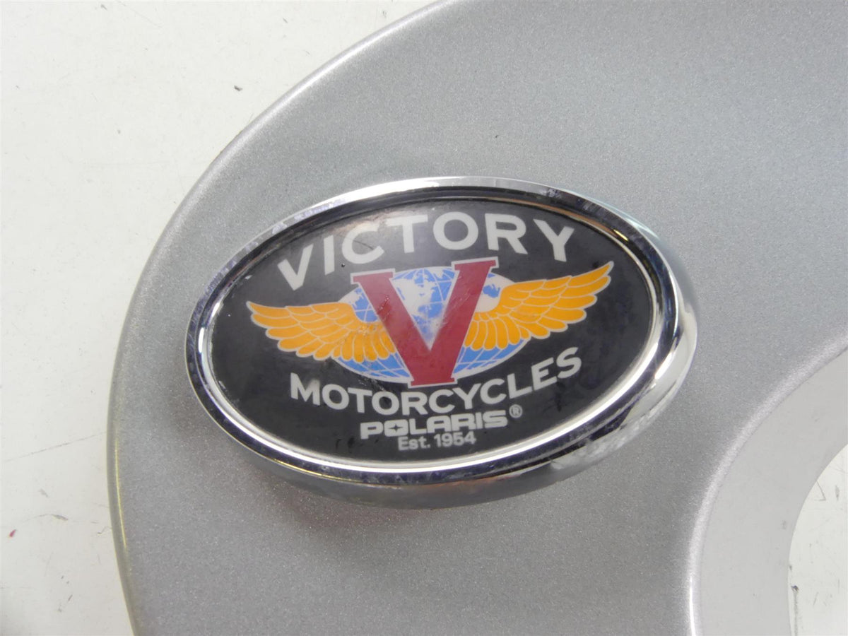 2011 Victory Vision Tour Front Left Side Light Emblem Fairing Cover 5436392 {{ shop.shopifyCountryName }} - Mototech271