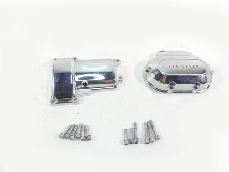 2009 Harley FXDL Dyna Low Rider Transmission Chrome Cover Set 34471-06 {{ shop.shopifyCountryName }} - Mototech271