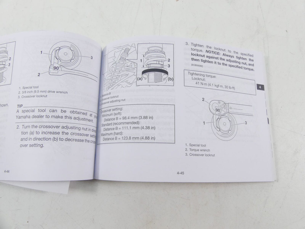 2018 Yamaha YXZ1000 R EPS Owners Manual 2HC-F8199-12 {{ shop.shopifyCountryName }} - Mototech271