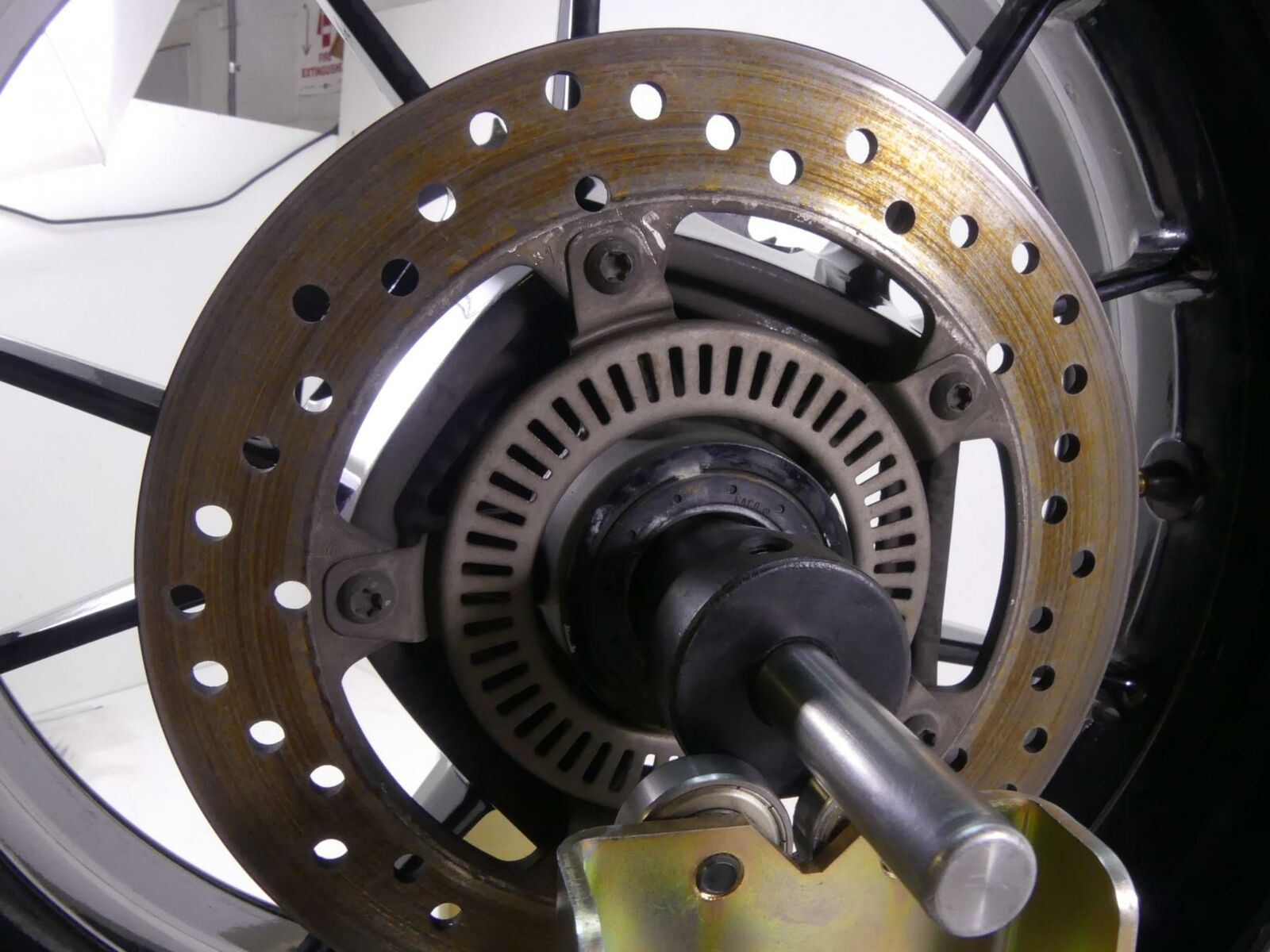 2012 BMW S1000RR K46 Straight Rear Wheel Rim 17x6 + Vortex Sprocket 36317721079 {{ shop.shopifyCountryName }} - Mototech271