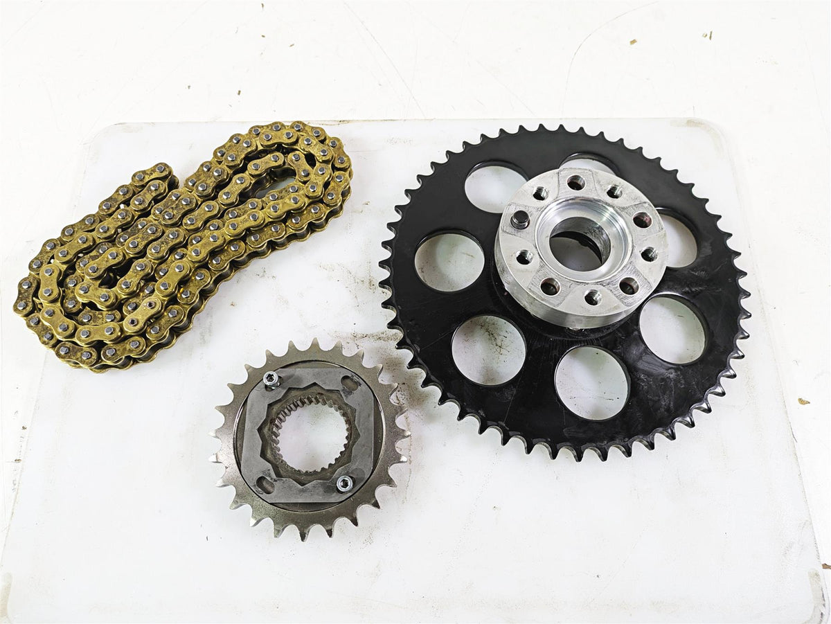 2015 Harley FXDL Dyna Low Rider Bulletproof Chain Sprocket Kit 24T 51T PBT 303 {{ shop.shopifyCountryName }} - Mototech271