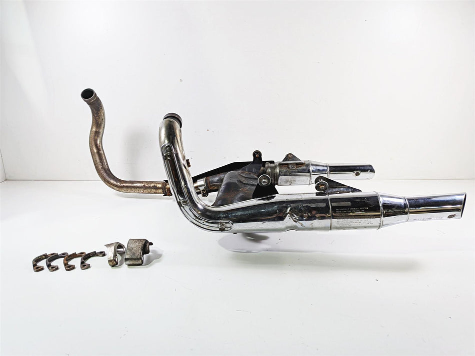 1989 Kawasaki VN750 Vulcan Left Right Exhaust Muffler & Header Set 18002-1701 {{ shop.shopifyCountryName }} - Mototech271