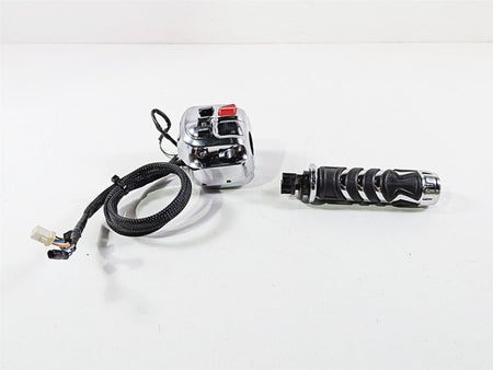 2015 Indian Chieftain Right Hand Chrome Start Stop Control Switch - Read 2413027-Mototech271