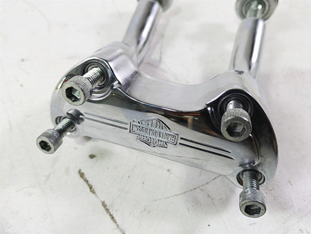 2004 Harley Softail FLSTF Fat Boy Handlebar Riser Holder Set 56567-86B {{ shop.shopifyCountryName }} - Mototech271