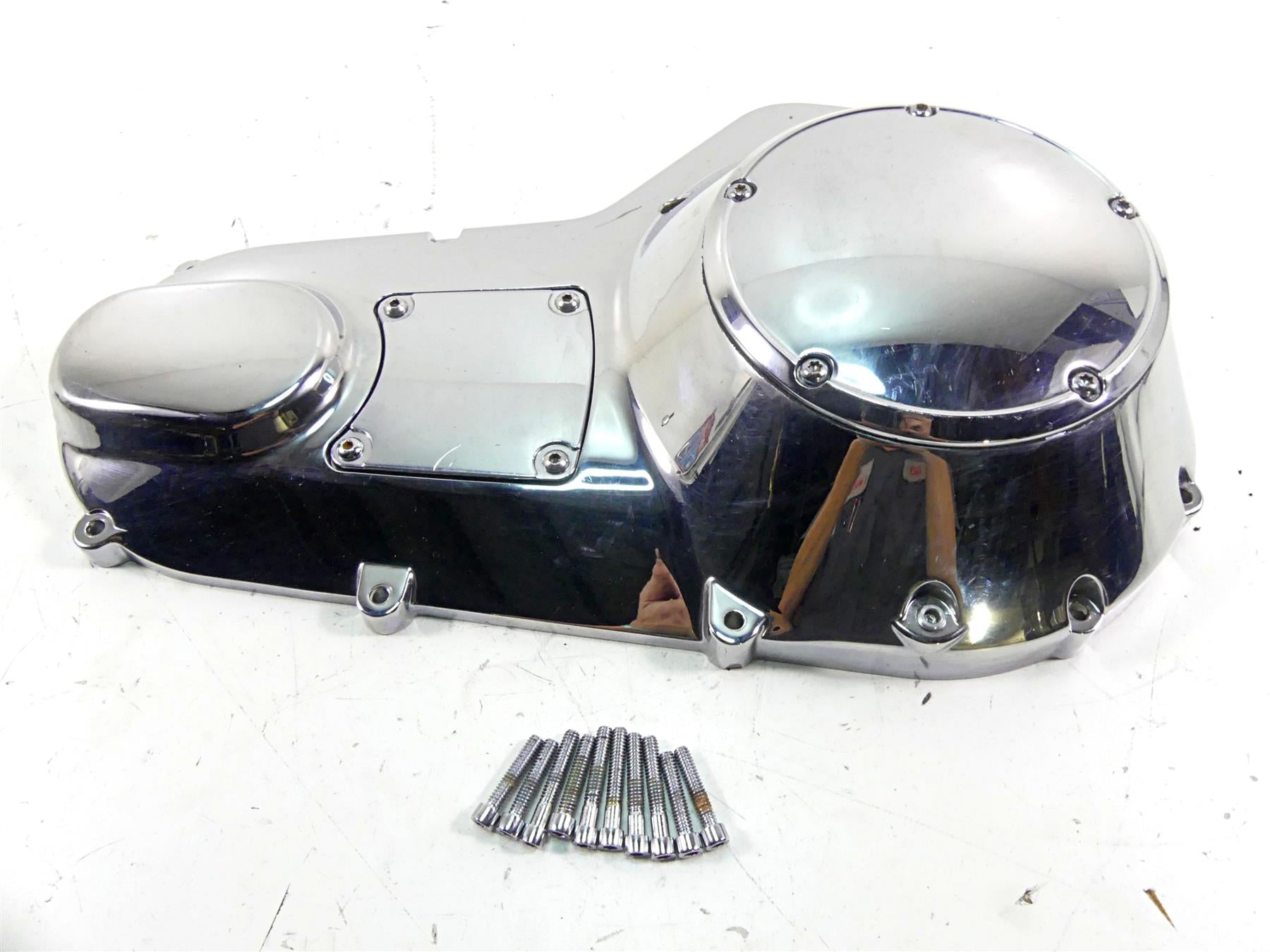 2002 Harley Touring FLHTC Electra Glide Outer Primary Drive Cover 60665-99B {{ shop.shopifyCountryName }} - Mototech271