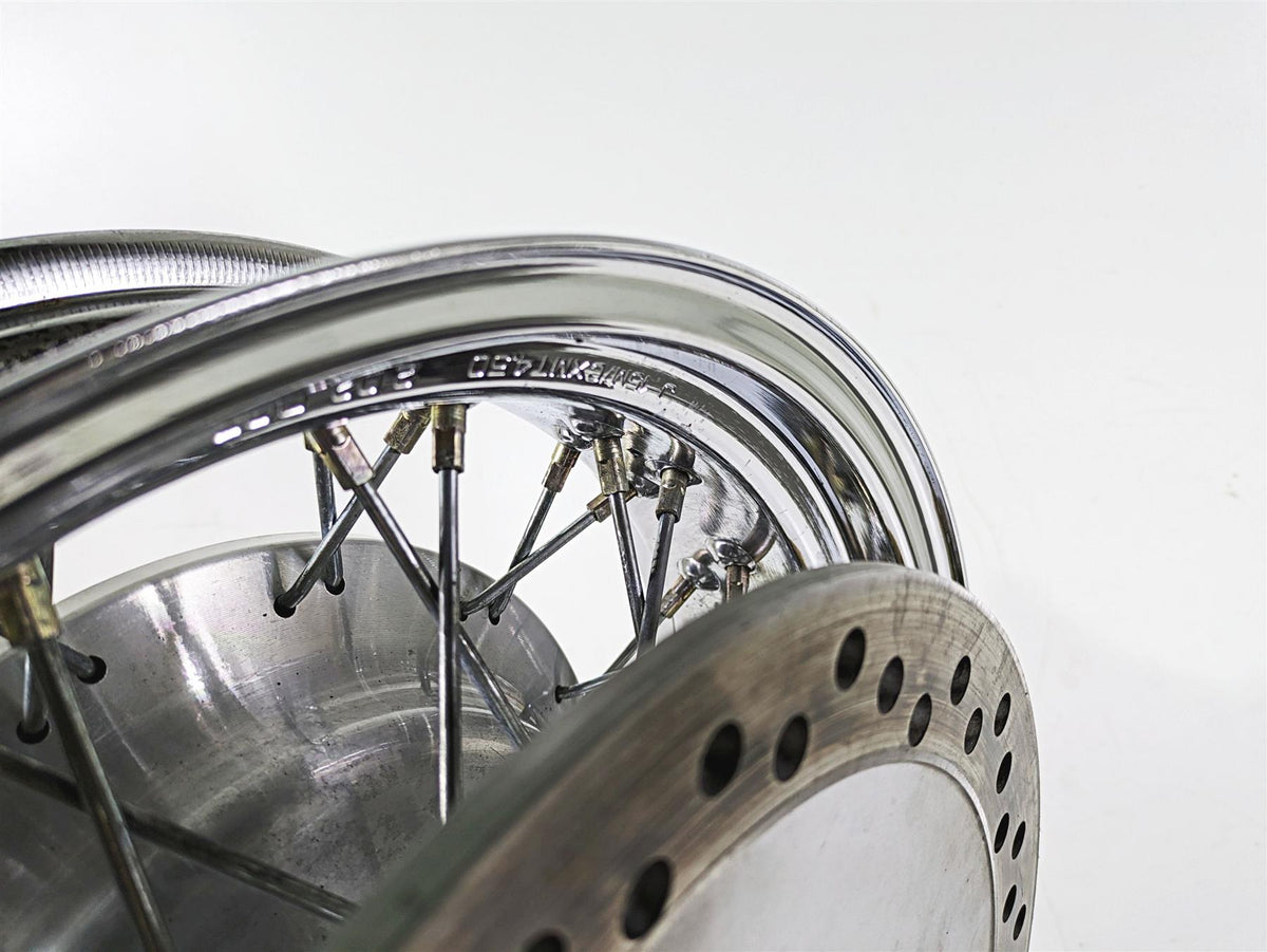 2002 Honda VTX1800 Retro Straight 15x4.5 Spoke Rear Wheel Rim 42650-MCV-A11 {{ shop.shopifyCountryName }} - Mototech271