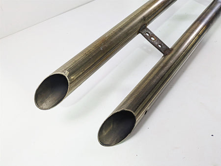 2020 Harley Softail FXST Standard Straight Home Made Drag Pipes Slash Cut {{ shop.shopifyCountryName }} - Mototech271