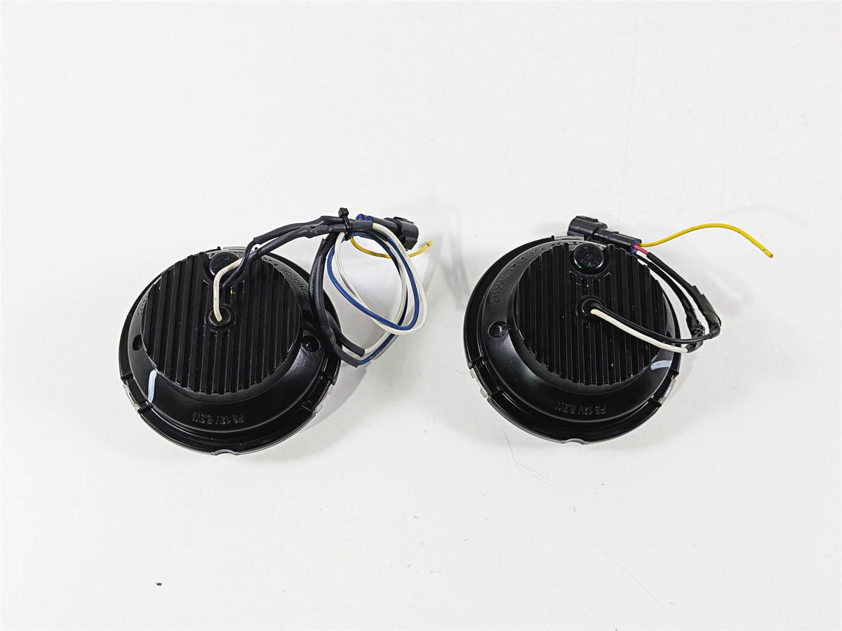2015 Indian Chieftain Front Fog Spot Passing Light Lamp + Knob Set -Read 2412962-Mototech271