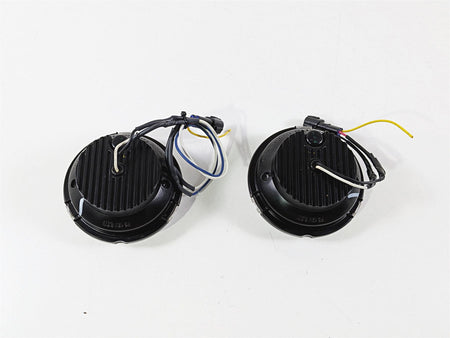 2015 Indian Chieftain Front Fog Spot Passing Light Lamp + Knob Set -Read 2412962-Mototech271