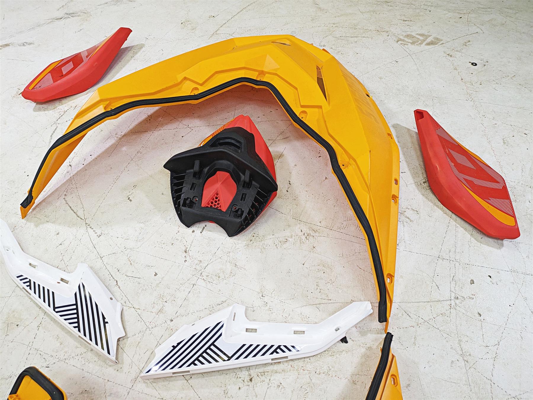 2019 Sea-Doo Spark 900 Trixx Mango Orange Colored Plastic Cover Set 291004864 {{ shop.shopifyCountryName }} - Mototech271