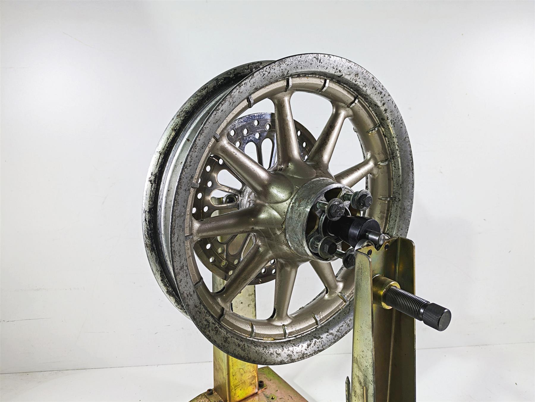 2003 Harley Touring FLHTCUI 100TH E-Glide Straight 16x3 Rear Wheel Rim 41187-03A {{ shop.shopifyCountryName }} - Mototech271