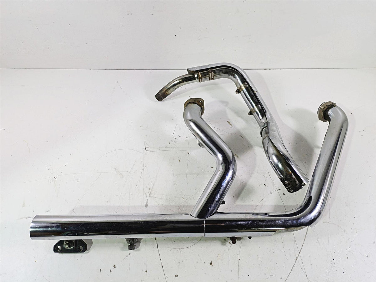 2005 Harley Softail FLSTSCI Heritage Springer Exhaust Pipe Header Set 65513-00A {{ shop.shopifyCountryName }} - Mototech271