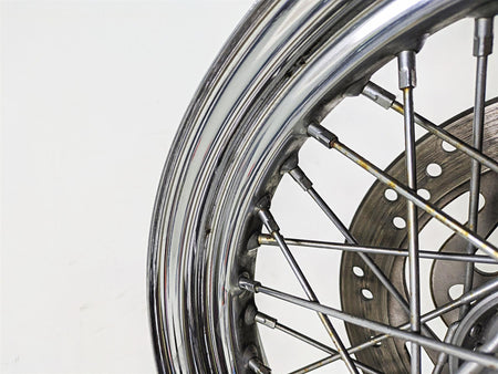 2013 Harley Softail FLSTC Heritage Classic 16x3 Front Wheel Rim & Cover 41559-08 {{ shop.shopifyCountryName }} - Mototech271