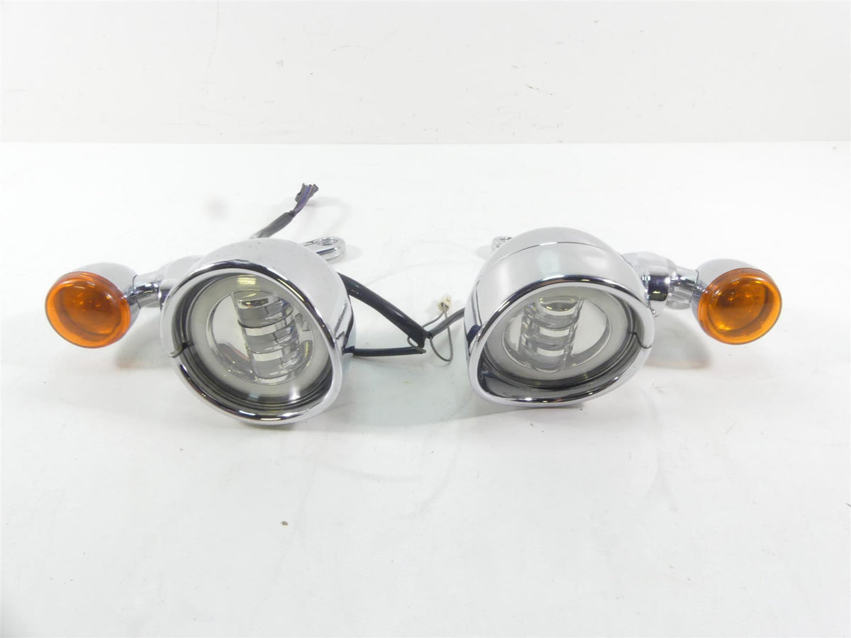 2004 Harley FLHTC SE CVO Electra Glide Front Spot Light Blinker Set 68836-04 {{ shop.shopifyCountryName }} - Mototech271