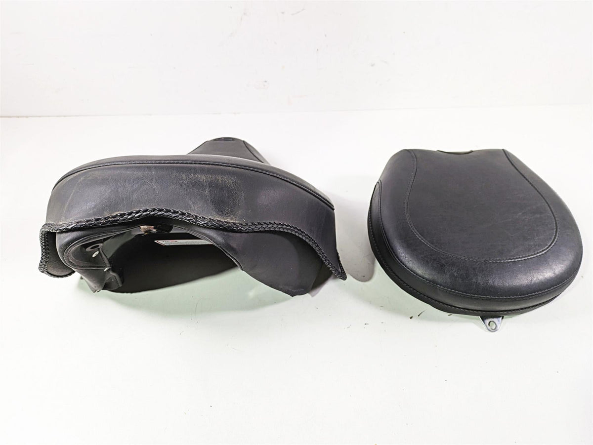 2014 Harley FLS Softail Slim Mustang Front Rear Wide Touring Seat Set 76752 {{ shop.shopifyCountryName }} - Mototech271