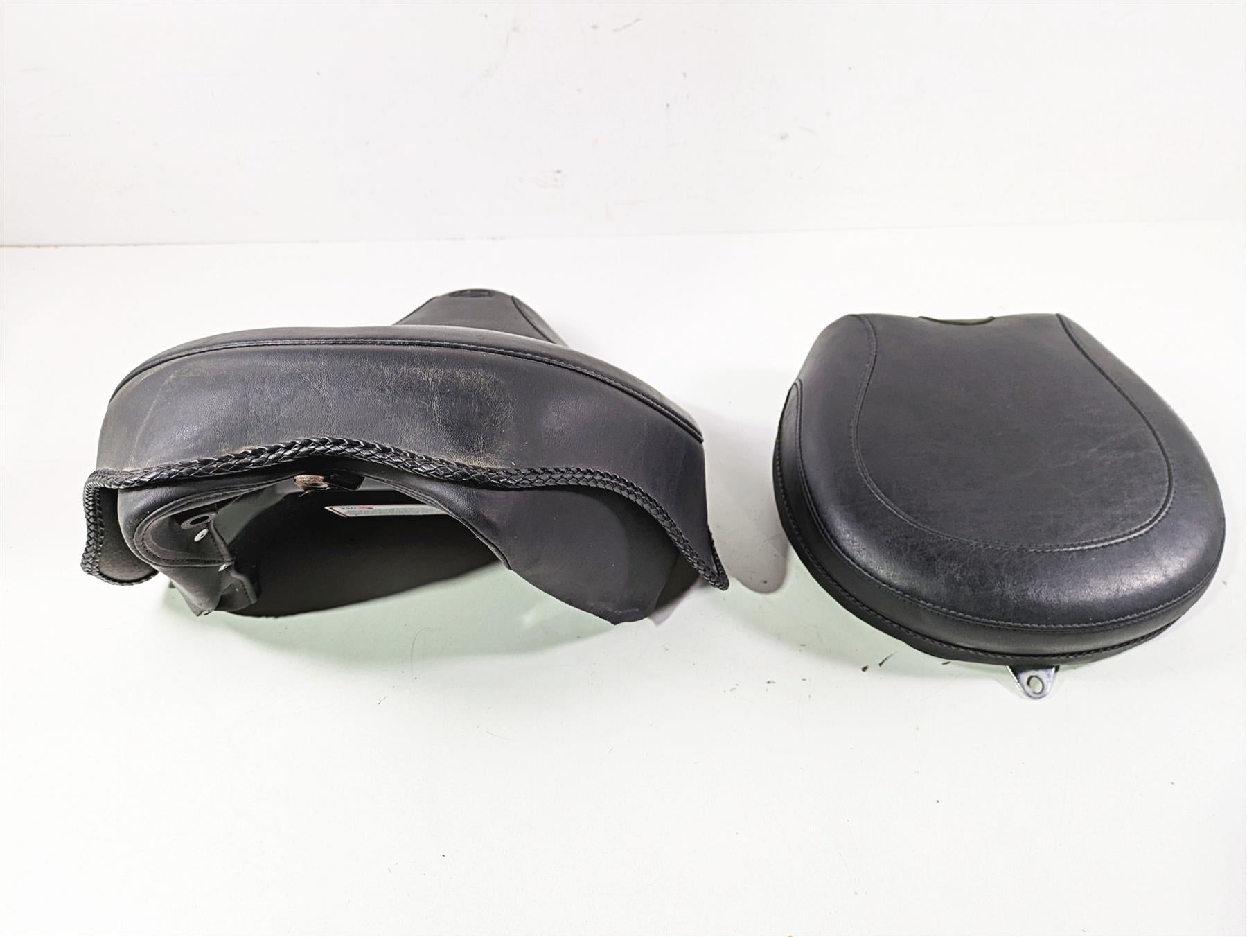 2014 Harley FLS Softail Slim Mustang Front Rear Wide Touring Seat Set 76752 {{ shop.shopifyCountryName }} - Mototech271